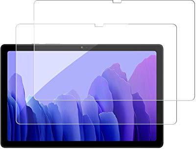 WEOFUN 2 unidades Verre Trempé para Samsung Galaxy Tab A7 (10.4 Pulgadas) SM-T505/T500/T507, dureza 9H, Fácil Instalación,Anti-Scratch,Bordes redondeados 2.5D Protector Pantalla