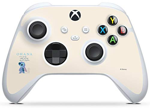 DeinDesign Skin kompatibel mit Microsoft Xbox Series S Controller Folie Sticker Lilo & Stitch Offizielles Lizenzprodukt Disney