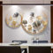 WJQQ Ginkgo Leaf Metall Wanddekoration, Large Kreativ Dekorativ Wandbild Wandschmuck - Wohnzimmer, Büro, Dekoration, Einweihungs Geschenk, 110 * 67CM