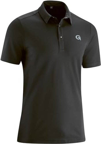 Gonso Almas Kurzarm Fahrradpolo Herren schwarz