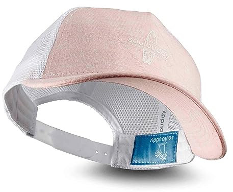 Soulbuddy – Cappellino Trucker Unisex – Berretto da Baseball Stile Streetwear – Elegante e Traspirante per Tutti i Giorni e Le Vacanze – Taglia Unica (IT, Testo, Taglia Unica, Rosa Bianco)