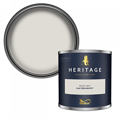 Dulux Trade Heritage Velvet Matt Emulsion Chiltern White - 1ltr