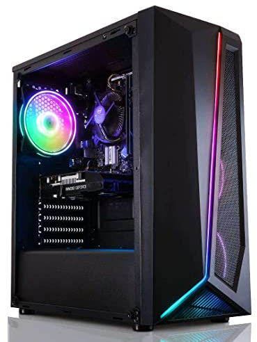 ADMI Gaming PC: Intel i5 12400F / H610M / RX 6600XT / 16GB 3200MHz / 240GB SSD + 1TB HDD/Patriot Gaming Case with Windows 11