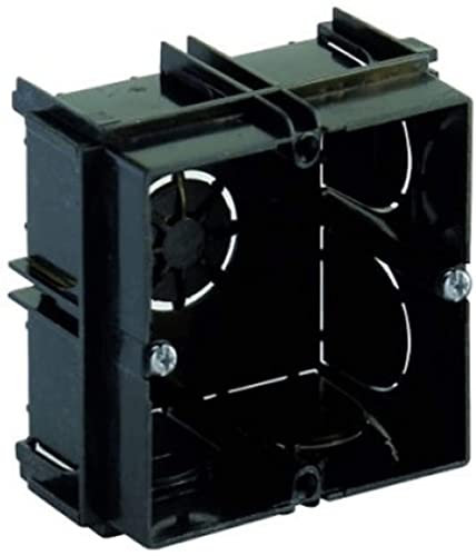 (Pack 10 unidades) Cajas de empotrar electricidad pared | Cubillo enlazable para empotrar | Cajas electricas empotrar | 65X65X40 | Cubillo universal