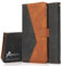 RADOO Kompatibel mit Samsung Galaxy S22 Hülle, Premium PU Leder Tasche Case Klappbar Handyhülle mit [Kartenfach] [Magnet] Cover Flip Case 360 Grad Rundum Komplett-Schutz Klapphülle(Schwarz Braun)