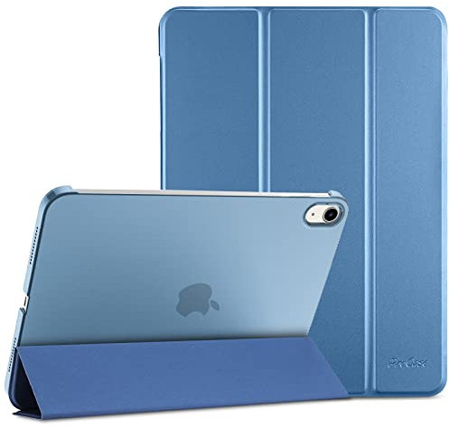 ProCase Hülle für iPad A16 11 Generation 2025 11/ iPad 10. Generation 2022 10,9'' Case Leicht Dünn Hart Schutzhülle Smart Cover Hülle Auto Wake/Sleep -Blau
