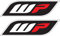 Factory Effex Stickerset Schwingen Gabel Aufkleber WP schwarz rot weiss