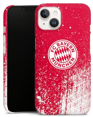 Premium Case kompatibel mit Apple iPhone 14 Smartphone Handyhülle Schutzhülle matt FC Bayern München Offizielles Lizenzprodukt FCB