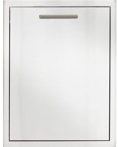 Blaze 20-Inch Roll-Out Stainless Steel Double Trash/Recycling Bin - BLZ-TREC-DRW-H