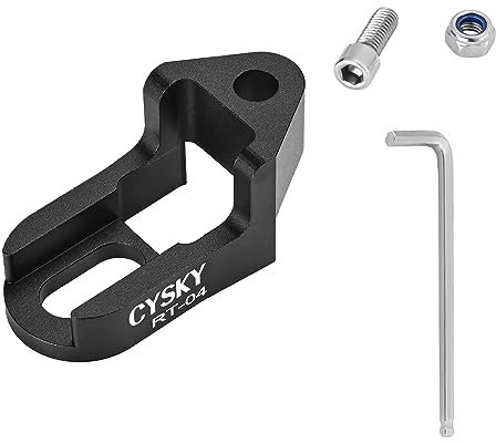 CYSKY Fahrrad C Bremsen Verlängerungs Adapter 406 auf 451 Laufradsatzumbau-Gestell für 20 Zoll Rahmen (Aluminiumlegierung) (Schwarz)