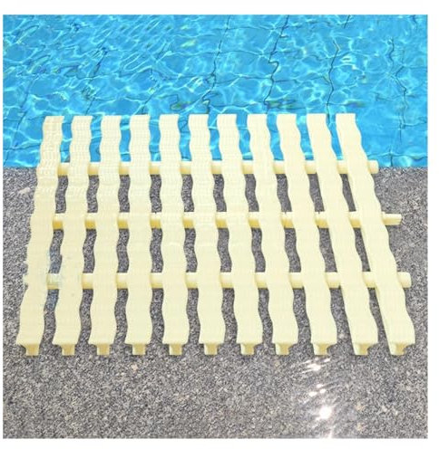 Piscina Rejilla De Desbordamiento De Drenaje, El Plastico Rejilla De Desbordamiento De Drenaje, Empalmable Antideslizante Durable Cubierta De Rejilla De Canal Para Caminos De Entrada Patios Cubiertas