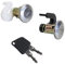 2 Serrures Barillets de Porte Avant Gauche ET Avant Droite AVEC 2 Clés compatible avec 306 de 1993 à 2002-9170E7 9170G2