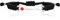 Uloveido Unisex Schwarz graviert Diabetes Typ 2 Medizinische Identität Armband Y3944