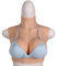 MOTLEYBEAN Silikonbrüste Fake Boobs B-G Cup Silikonbrustplatte Falsche Brustbrustplatte für Crossdresser Transgender Cosplay (Elfenbein, B-Körbchen-Baumwoll füllung)