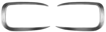 FUNFOB Spoiler Frontali Auto Copertura del Paraurti Anteriore Coltello A ABS Lucido Fendinebbia Trim Lama Trim Light per BMW Serie 1 F20 F21 2012-2019 Spoiler Anteriore(Argento Opaco)