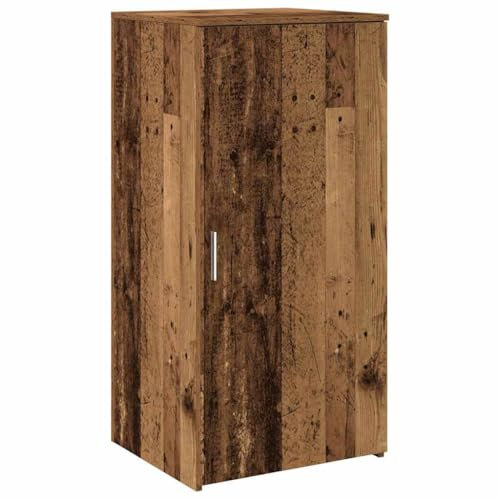 vidaXL Lagerschrank Altholz-Optik 50x45x103,5 cm Holzwerkstoff, Schrank, Aktenschrank, Aufbewahrungsschrank, Büroschrank, Schrank für Schreibtisch