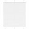 vidaXL Plissee Weiß 115x100 cm Stoffbreite 114,4 cm Polyester, Faltrollo, Klemmfix, Plisseerollo, Jalousie, Rollo, Plisseerollo für Fenster