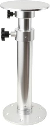 ECUTEE Table Leg Telescopic Support Metal Legs 445-690mm Height Adjustable Rv Table Base, Removable Aluminum Alloy Pedestal Table Leg Kit for RVs Caravans Boats Motorhomes Yachts Families Campervan