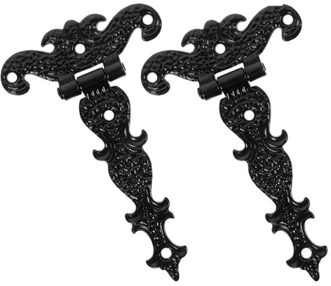 2 Stück Türscharnier, Möbelscharnier, Türriegel, Türscharnier, Gartentür, Terrassentür, Holzzaun, Möbelbeschläge, Scharnierzubehör