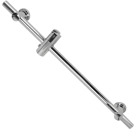 LN COZY CORNER Shower Riser Rail Shower Lift Rod 70cm Wall Mounted Adjustable Shower Rod with Handheld Shower Head Holder Stainless Steel Chrome Plated Easy to Install
