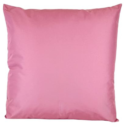 JACK 40x40cm Outdoor Lounge Kissen Dekokissen inkl. XXL-Füllung Wasserabweisend Sitzkissen Garten Stuhl Lotus Effekt, Farbe:Weinrose