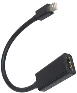 Tofficu Cable Mini Displayport Full Compatible con y Laptops Color Negro