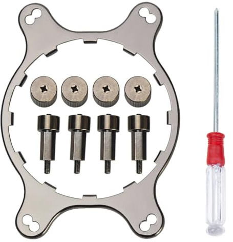HAAMNING7 AM4 AMD Montagehalterung Kühler Wasser Serie Kit, CPU Kühler Lüfterhalterung für Corsair Hydro H55 H75 H80I V2 H100i V2 H115i H90 H105, mit Schraubendreher