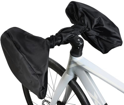 Cubierta para manillar de bicicleta de carretera, impermeable, de nailon, con cierre de , cubierta protectora para manillar de Drop Bar y pantallas de bicicleta eléctrica, accesorios de bicicleta