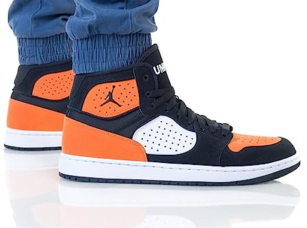 Nike Herren Jordan Access Basketballschuhe, Mehrfarbig Black White Starfish 008