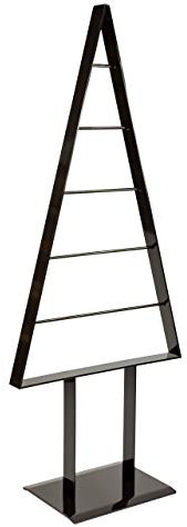 Manschin-Laserdesign Exklusiver Tannenbaum aus Metall Weihnachtsbaum sehr Edel Schwarzbraun Hochglanz 98cm