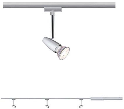 Paulmann 5062 Urail Set Schienensystem Bundle Barelli ZigBee 3x10W GU10 Chrom matt 230V 1m