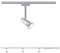 Paulmann 5062 Urail Set Schienensystem Bundle Barelli ZigBee 3x10W GU10 Chrom matt 230V 1m