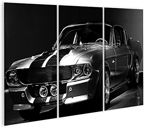 islandburner Bild auf Leinwand 1967 Mustang Shelby Gt 500 Bilder Wandbilder Poster
