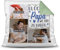 Print Royal Foto-Kissen inkl. Füllung zum Selbstgestalten - für Papa - mit eigener Collage und Spruch - Bestes Fotogeschenk/Geburtstagsgeschenk - Farbkissen Rückseite Seegrün