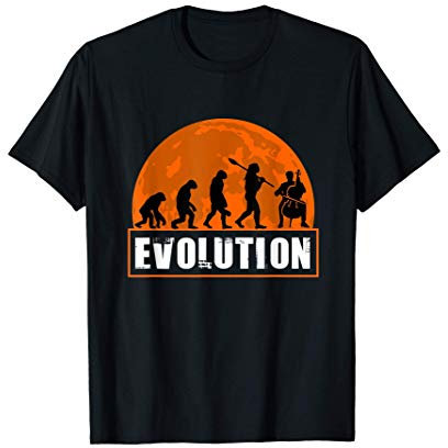 Cello-Spieler, lustige Cello menschliche Evolution Geschenk T-Shirt