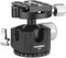 INNOREL G36 Low Profile Panorama-CNC-Metall-Kamerastativ-Kugelkopf mit 1/4 Arca Swiss Universal-Schnellwechselplatte für Stative, Einbeinstative, DSLR-Kameras, Camcorder, Max. Belastung 20 kg
