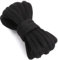 VSUDO 120 cm Cordones Negro Ovalados para Zapatillas, Cordones Zapatillas Negro de Baloncesto, Oval Black Shoe Laces, Cordones de Zapatos Negro para Hombre o Mujer (2 Pares-Negro-120cm)