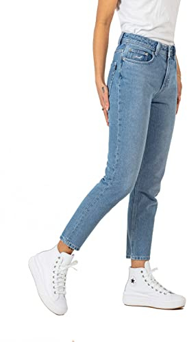 Reell Women Rose Jeans, Light Blue 50/50 30