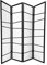 Fine Asianliving Paravent Japanische Trennwand Shoji B180xH180cm Raumteiler Schwarz - Fuji Japanische Paravent Raumteiler Shoji Raumtrenner Spanische Wand Sichtschutz Trennwand