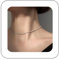 Inilbran Schleierkraut Halskette Choker Silber Glänzend Choker Halskette Funkelnde Halskette Minimalistische Kette Halskette Schmuck Für Frauen Und Mädchen