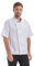Nanxson Herren Kochjacke Arbeitsjacke Bäckerjacke Kurzarm Atmungsaktiv Mesh Küche Uniform Arbeitskleidung