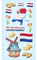 NEU SOFTY 3-D Sticker/Aufkleber, Niederlande/Holland, 1 Bogen