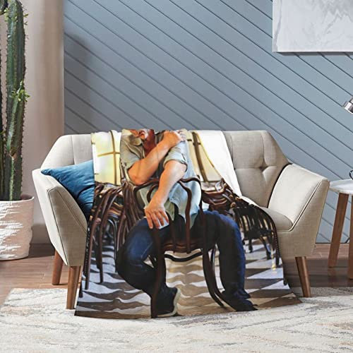 Pedro Actor Pascal Überwurfdecke, ultraweiches Flanell-Fleece, leichte Überwurfdecke, warme Klimaanlage, Decke für Couch, Sofa, Bett, 127 x 101 cm