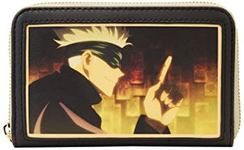 Loungefly Jujutsu Kaisen Satoru Gojo Geldbörse mit umlaufendem Reißverschluss