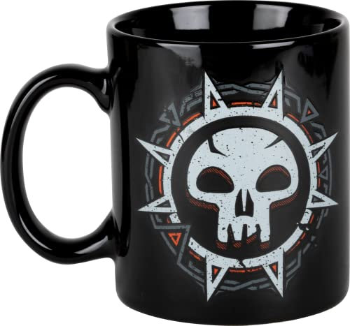 Konix Magic The Gathering Taza de cerámica - 320 ml - Diseño mana negro