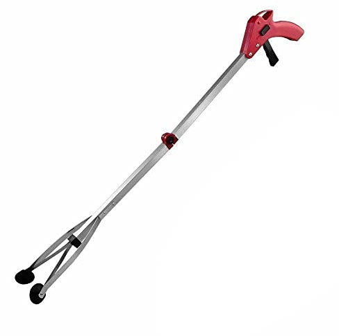 DHliIQQ Recolector de basura para el hogar, recogedor de basura plegable, hojas de jardín, recogida de residuos de mascotas, herramienta Cliptool estiércol clips sanitarios alicates
