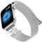 Faliogo Armband Kompatibel mit Apple Watch Armband 40mm 41mm 38mm für Damen, Funkelnder Diamant Edelstahl Metall Ersatzarmband für Apple Watch SE/iWatch Series 9 8 7 6 5 4 3 2 1 Ultra, Silber