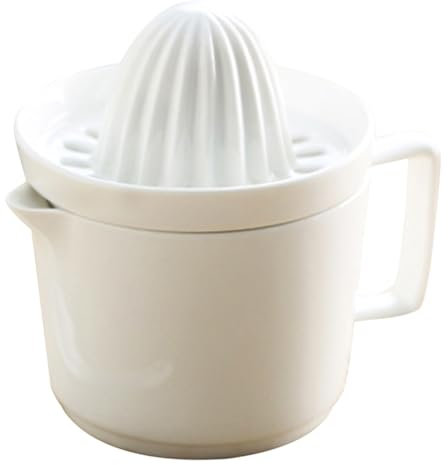 Milisten Manual Juicer Cup Hand Juicer Cup Exprimidor De Naranjas Manual Citrus Juicer Squeezer Handheld Orange Maker Lemon Manual Squeezer Lemon Press White Orange Juice Ceramics
