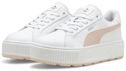 PUMA Scarpe da Ginnastica Karmen L da Donna 40 White Rose Quartz Silver Pink Metallic