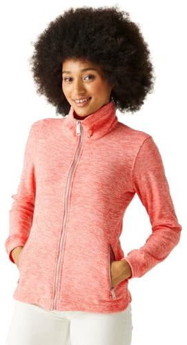 Regatta Azaelia Veste polaire respirante zippée pour femme, Rose uni, 14